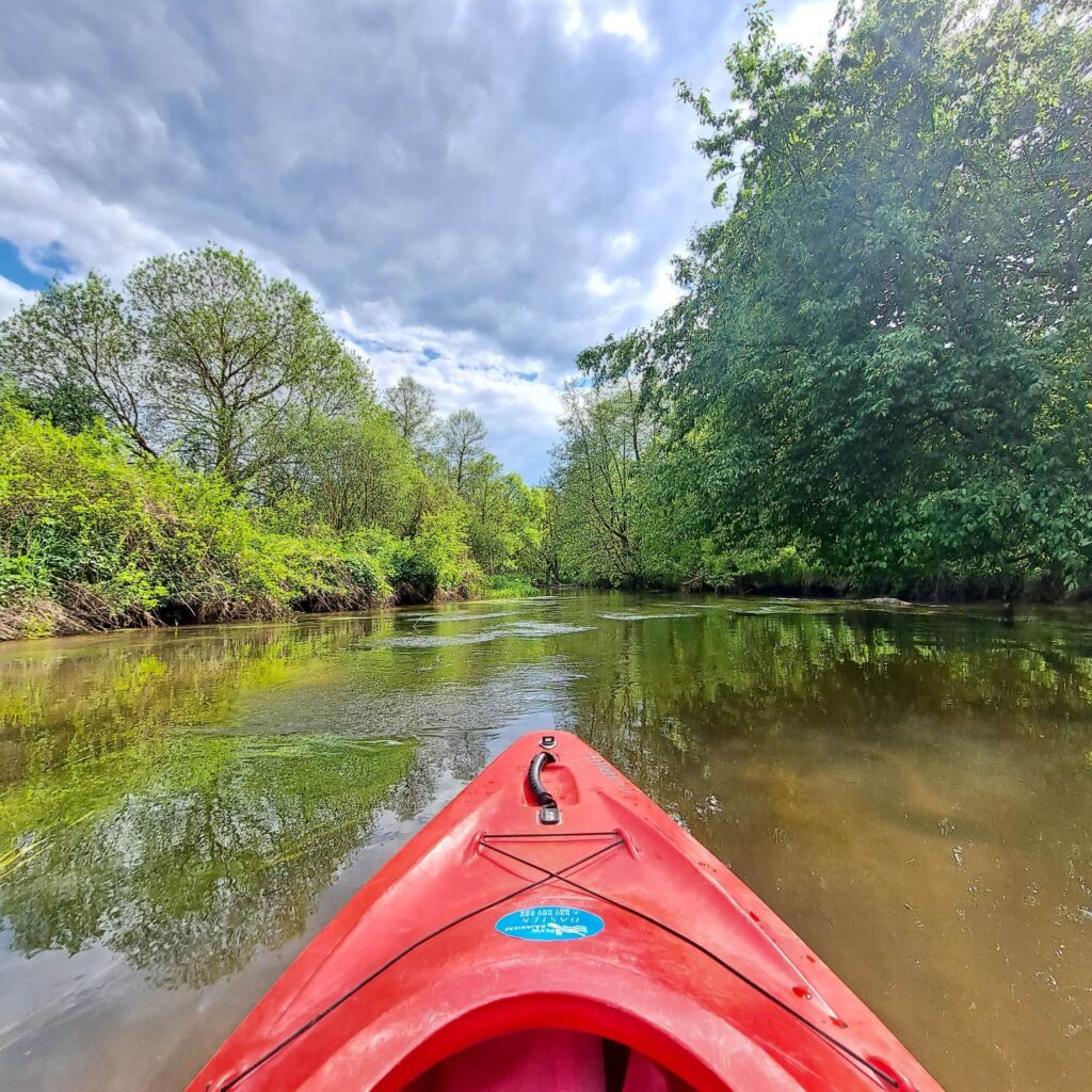 spływ kajakiem - trasa prosta