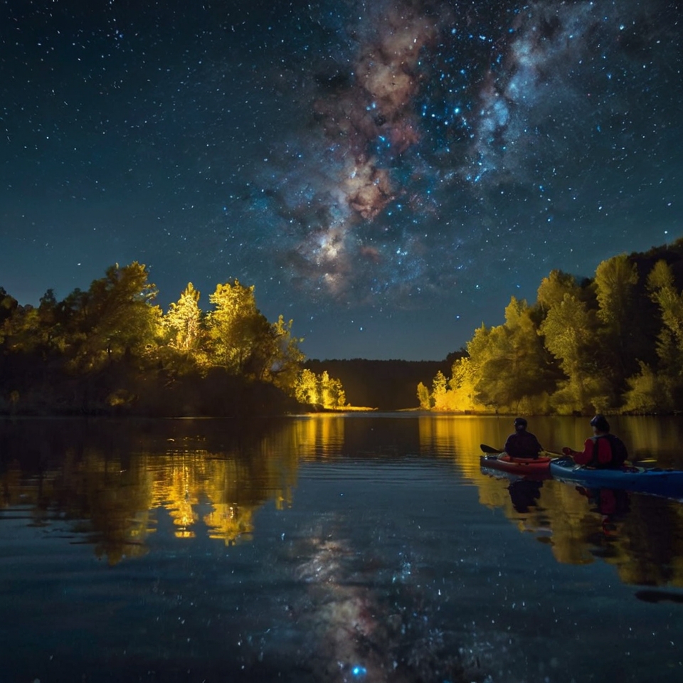 spływy kajakowe nocą